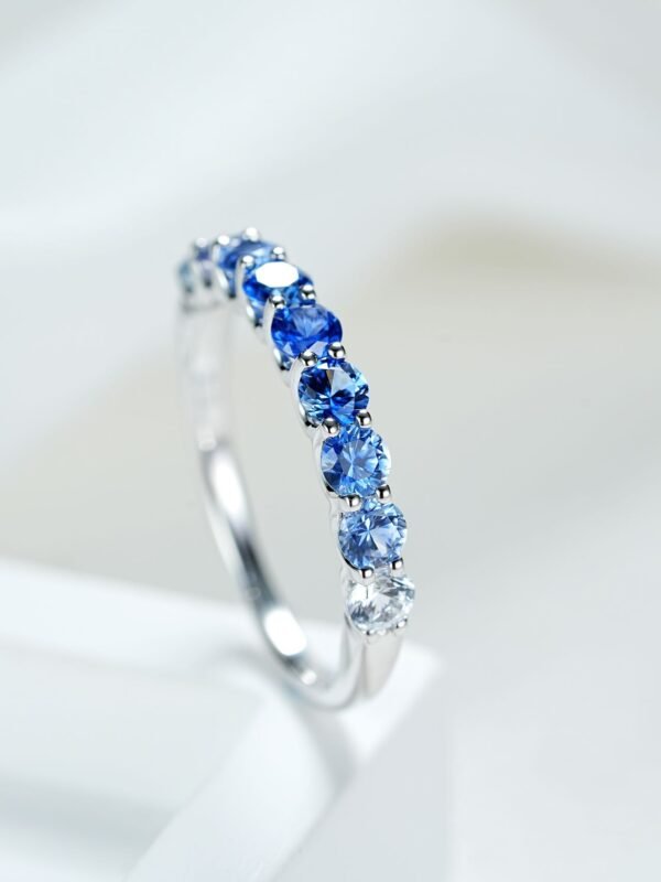 微信图片_20241118114810 Sgarit Fine Jewelry 18K Gold 1.17Ct Natural Blue Sapphire Gemstone Ring Jewellery