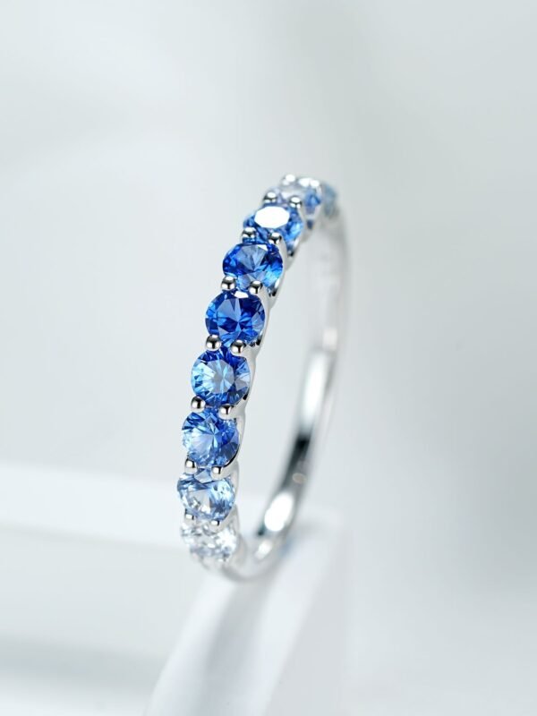 微信图片_20241118114820 Sgarit Fine Jewelry 18K Gold 1.17Ct Natural Blue Sapphire Gemstone Ring Jewellery