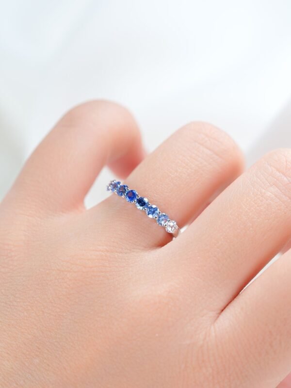 微信图片_20241118114835 Sgarit Fine Jewelry 18K Gold 1.17Ct Natural Blue Sapphire Gemstone Ring Jewellery