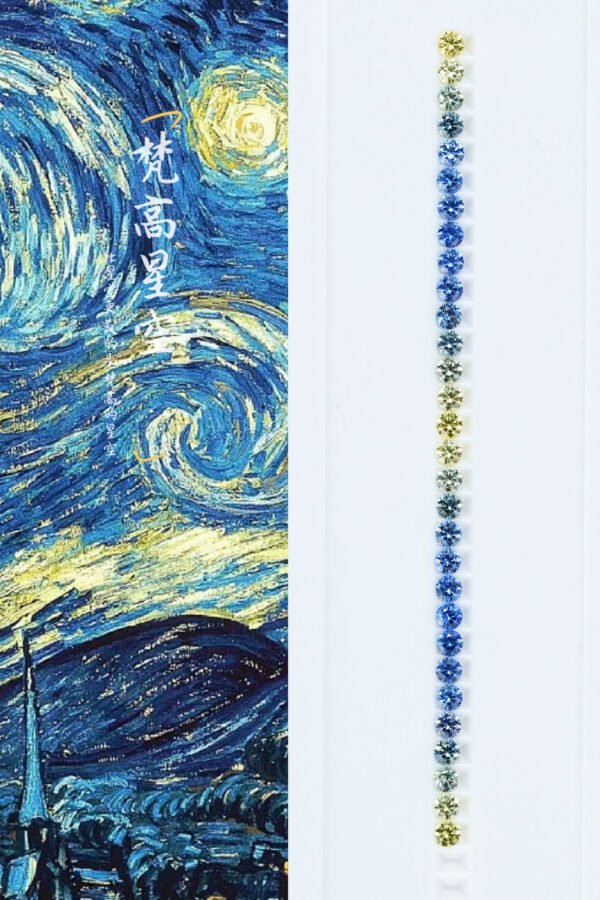 微信图片_20241118114925 Sgarit Fine Jewelry 18K Gold 2Mm Natural Color Sapphire Gemstone Bracelet Jewellery