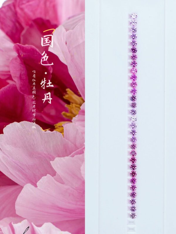微信图片_20241118115014 Sgarit Fine Jewelry 18K Gold 2Mm Natural Color Sapphire Gemstone Bracelet Jewellery