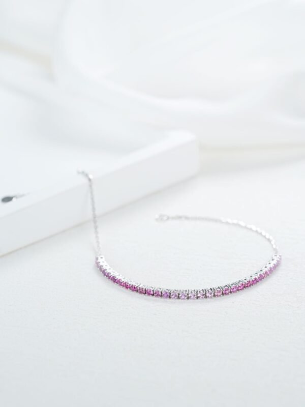 微信图片_20241118115028 Sgarit Fine Jewelry 18K Gold 2Mm Natural Color Sapphire Gemstone Bracelet Jewellery