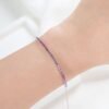 微信图片_20241118115051 Sgarit Fine Jewelry 18K Gold 2Mm Natural Color Sapphire Gemstone Bracelet Jewellery