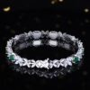 微信图片_202411190935052 Sgarit Fine Jewelry Manufacturer Solid 18K Gold 4.6Ct Natural Gemstone Emerlad Bracelet Jewellery For Women