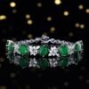 微信图片_20241119093508 Sgarit Fine Jewelry Solid 18K Gold 9.27Ct Natural Gemstone Emerlad Bracelet Jewellery For Women