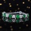 微信图片_20241119093519 Sgarit Fine Jewelry Solid 18K Gold 9.27Ct Natural Gemstone Emerlad Bracelet Jewellery For Women