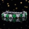 微信图片_202411190935191 Sgarit Fine Jewelry Solid 18K Gold 9.27Ct Natural Gemstone Emerlad Bracelet Jewellery For Women