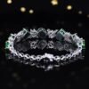 微信图片_202411190935192 Sgarit Fine Jewelry Solid 18K Gold 9.27Ct Natural Gemstone Emerlad Bracelet Jewellery For Women