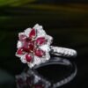 微信图片_202411190935531 Sgarit Fine Jewelry Solid 18K Gold 1.06Ct Mozambique Natural Unheated Pigeon Red Ruby Ring/Pendant Jewellery For Women