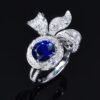 微信图片_202411190936094 Sgarit Fine Jewelry Solid 18K Gold 3.17Ct Mozambique Natural Unheated Royal Blue Sapphire Ring Jewellery For Women