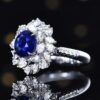 微信图片_202411190936261 Sgarit Fine Jewelry Solid 18K Gold 2.59Ct Mozambique Natural Blue Sapphire Ring /Pendant Without Chain Jewellery For Women