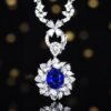 微信图片_20241119093627 Sgarit Fine Jewelry Solid 18K Gold 2.59Ct Mozambique Natural Blue Sapphire Ring /Pendant Without Chain Jewellery For Women