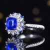 微信图片_202411190936431 Sgarit Fine Jewelry Solid 18K Gold 2.08Ct Natural Royal Blue Sapphire Ring /Pendant Without Chain Jewellery For Women