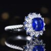 微信图片_202411190936432 Sgarit Fine Jewelry Solid 18K Gold 2.08Ct Natural Royal Blue Sapphire Ring /Pendant Without Chain Jewellery For Women