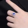 微信图片_202411190936441 Sgarit Fine Jewelry Solid 18K Gold 2.08Ct Natural Royal Blue Sapphire Ring /Pendant Without Chain Jewellery For Women