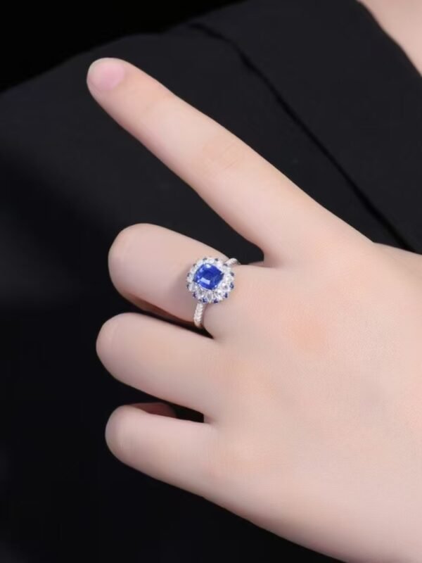 微信图片_202411190936441 Sgarit Fine Jewelry Solid 18K Gold 2.08Ct Natural Royal Blue Sapphire Ring /Pendant Without Chain Jewellery For Women