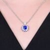 微信图片_202411190936442 Sgarit Fine Jewelry Solid 18K Gold 2.08Ct Natural Royal Blue Sapphire Ring /Pendant Without Chain Jewellery For Women