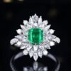 微信图片_20241119093730 Sgarit Fine Jewelry Solid 18K Gold 1.06Ct Natural Wharton Emerald Ring/Pendant Jewellery For Women