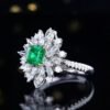 微信图片_20241119093731 Sgarit Fine Jewelry Solid 18K Gold 1.06Ct Natural Wharton Emerald Ring/Pendant Jewellery For Women
