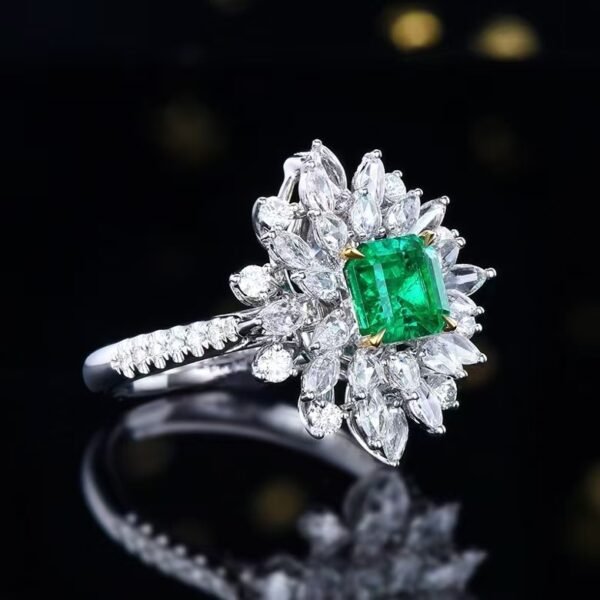 微信图片_202411190937311 Sgarit Fine Jewelry Solid 18K Gold 1.06Ct Natural Wharton Emerald Ring/Pendant Jewellery For Women