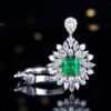 微信图片_202411190937312 Sgarit Fine Jewelry Solid 18K Gold 1.06Ct Natural Wharton Emerald Ring/Pendant Jewellery For Women