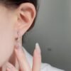 微信图片_202411190937451 Sgarit Fine Jewelry Solid 18K Gold 0.38Ct Natural Diamond Fancy Pink Earrings Jewellery For Women
