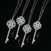 微信图片_202411191609241 Sgarit Fine Jewelry Solid 18K Gold 0.1Ct Natural Blue Diamond Necklace Jewellery For Women