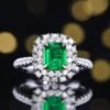 微信图片_202411191609491 Sgarit Fine Jewelry Solid 18K Gold 1Ct Natural Gemstone Emerald Ring/Pendant Jewellery For Women