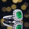 微信图片_202411191609493 Sgarit Fine Jewelry Solid 18K Gold 1Ct Natural Gemstone Emerald Ring/Pendant Jewellery For Women
