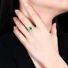 微信图片_202411191609501 Sgarit Fine Jewelry Solid 18K Gold 1Ct Natural Gemstone Emerald Ring/Pendant Jewellery For Women