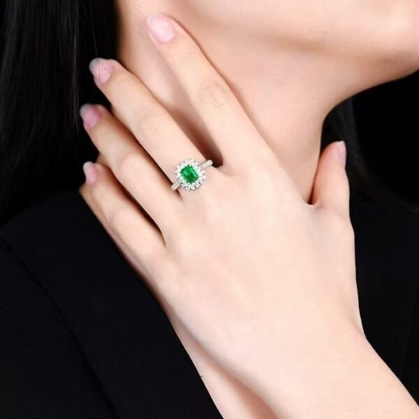 微信图片_202411191609501 Sgarit Fine Jewelry Solid 18K Gold 1Ct Natural Gemstone Emerald Ring/Pendant Jewellery For Women