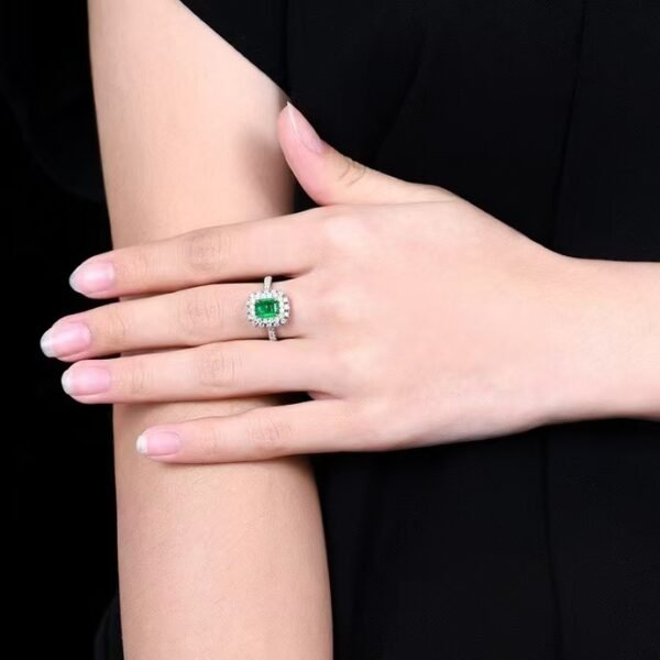 微信图片_202411191609502 Sgarit Fine Jewelry Solid 18K Gold 1Ct Natural Gemstone Emerald Ring/Pendant Jewellery For Women