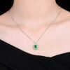 微信图片_202411191609503 Sgarit Fine Jewelry Solid 18K Gold 1Ct Natural Gemstone Emerald Ring/Pendant Jewellery For Women