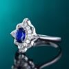 微信图片_20241119161036 Sgarit Fine Jewelry Solid 18K Gold 0.41Ct Sri Lanka Natural Gemstone Royal Blue Sapphire Pendant Jewellery For Women