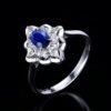 微信图片_202411191610371 Sgarit Fine Jewelry Solid 18K Gold 0.41Ct Sri Lanka Natural Gemstone Royal Blue Sapphire Pendant Jewellery For Women
