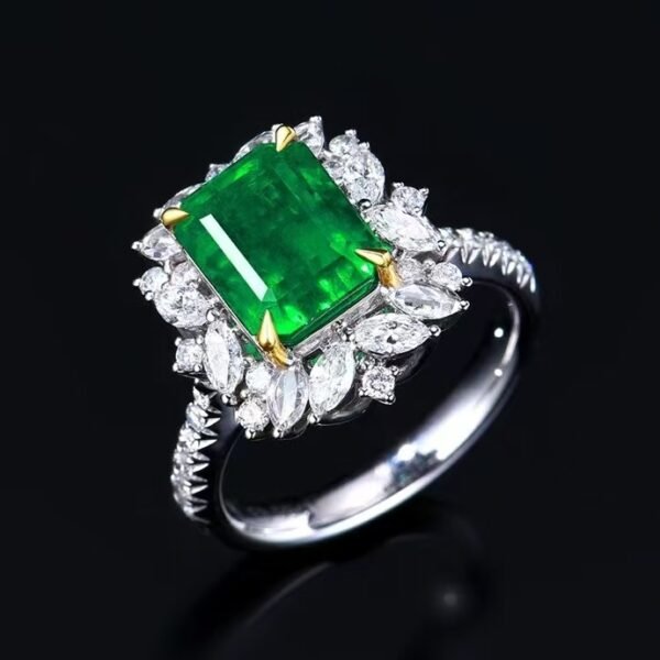 微信图片_202411191611053 Sgarit Fine Jewelry Solid 18K Gold 3.99Ct Natural Gemstone Emerald Ring/Pendant Jewellery For Women