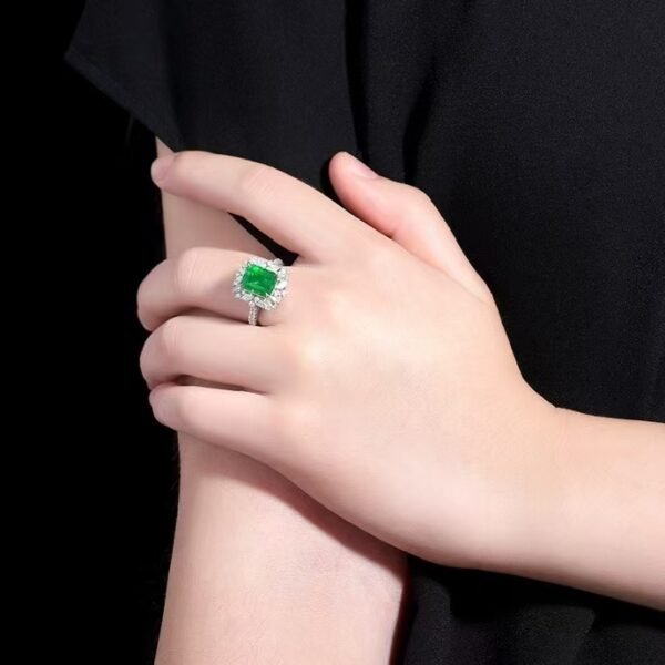 微信图片_20241119161106 Sgarit Fine Jewelry Solid 18K Gold 3.99Ct Natural Gemstone Emerald Ring/Pendant Jewellery For Women