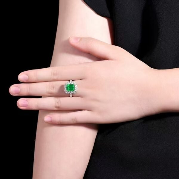 微信图片_20241119161121 Sgarit Fine Jewelry Solid 18K Gold 3.99Ct Natural Gemstone Emerald Ring/Pendant Jewellery For Women