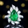 微信图片_20241119161128 Sgarit Fine Jewelry Solid 18K Gold 3.68Ct Natural Gemstone Emerald Ring/Pendant Jewellery For Women