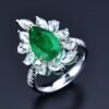 微信图片_202411191611441 Sgarit Fine Jewelry Solid 18K Gold 3.68Ct Natural Gemstone Emerald Ring/Pendant Jewellery For Women