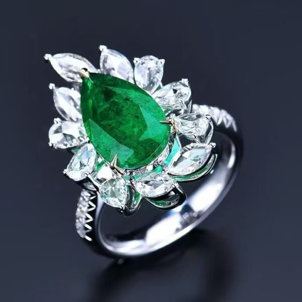 微信图片_202411191611441 Sgarit Fine Jewelry Solid 18K Gold 3.68Ct Natural Gemstone Emerald Ring/Pendant Jewellery For Women