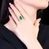微信图片_202411191611443 Sgarit Fine Jewelry Solid 18K Gold 3.68Ct Natural Gemstone Emerald Ring/Pendant Jewellery For Women