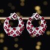 微信图片_202411191612071 Sgarit Fine Jewelry Solid 18K Gold 4.15Ct Natural Gemstone Pigeon Red Ruby Stud Earrings Jewellery For Women