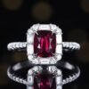 微信图片_20241119161319 Sgarit Fine Jewelry Solid 18K Gold 1.17Ct Natural Gemstone Unheated Red Ruby Ring/Pendant Jewellery For Women