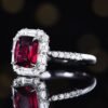 微信图片_20241119161337 Sgarit Fine Jewelry Solid 18K Gold 1.17Ct Natural Gemstone Unheated Red Ruby Ring/Pendant Jewellery For Women
