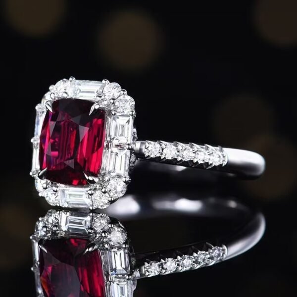 微信图片_20241119161337 Sgarit Fine Jewelry Solid 18K Gold 1.17Ct Natural Gemstone Unheated Red Ruby Ring/Pendant Jewellery For Women