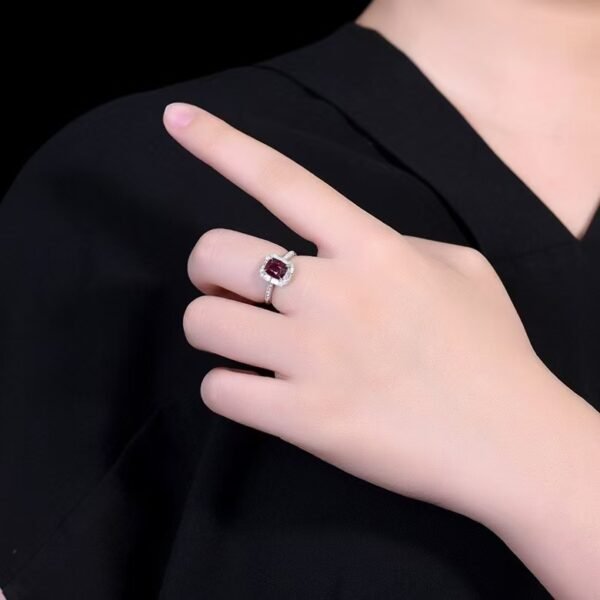 微信图片_202411191613382 Sgarit Fine Jewelry Solid 18K Gold 1.17Ct Natural Gemstone Unheated Red Ruby Ring/Pendant Jewellery For Women