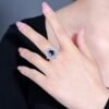 微信图片_202411211700593 Sgarit Fine Jewelry Manufacturer Real 18K Gold 1.82Ct Natural Sri Lanka Royal Blue Sapphire Ring/Pendant Jewellery