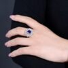 微信图片_202411211700594 Sgarit Fine Jewelry Manufacturer Real 18K Gold 1.82Ct Natural Sri Lanka Royal Blue Sapphire Ring/Pendant Jewellery