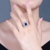 微信图片_202411211700595 Sgarit Fine Jewelry Manufacturer Real 18K Gold 1.82Ct Natural Sri Lanka Royal Blue Sapphire Ring/Pendant Jewellery